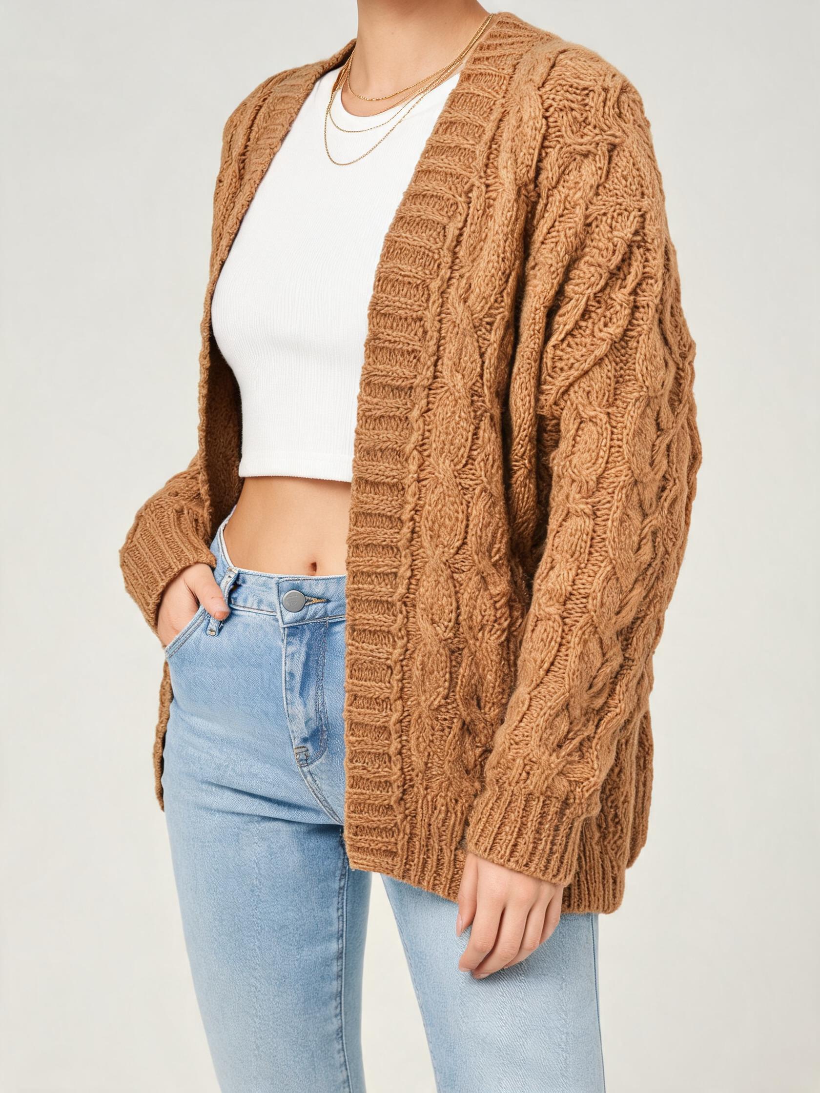 Premium knitwear product showcase